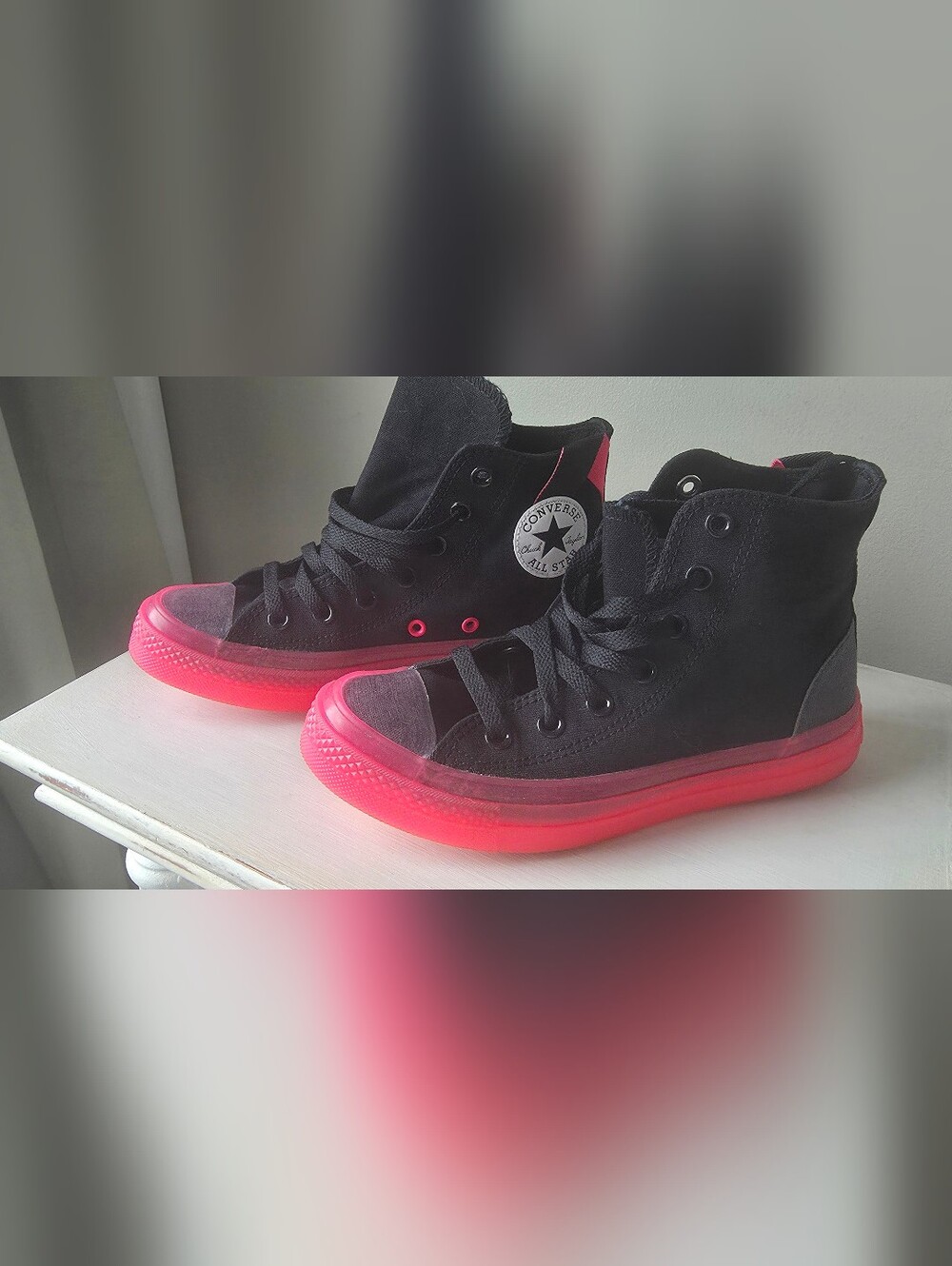 Converse Chuck Taylor All Star CX High Top Black Hyper Pink Women’s 7